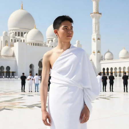 Kain Ihrom Pria Dewasa Bahan Premium - Perlengkapan Pakaian Haji dan Umroh - image 2 of 2
